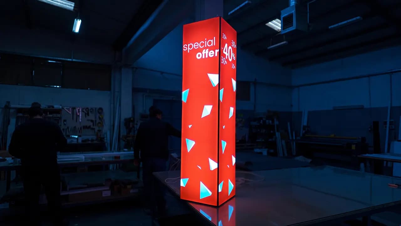 Ledbox / Lightbox - On Off Tabela